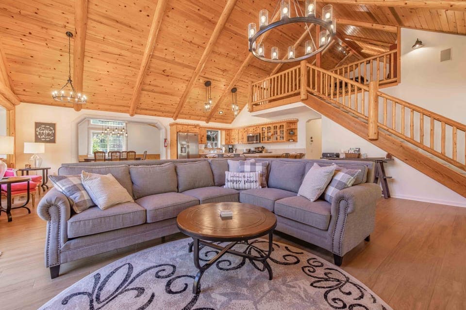 View of main open floor plan living area