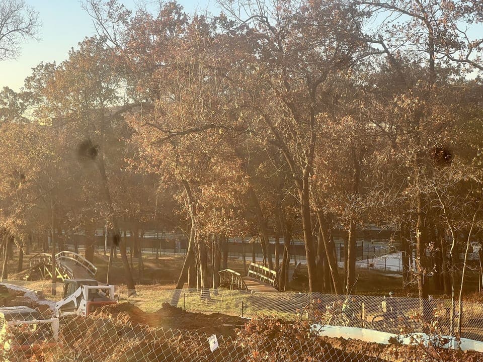 View of Tsa La Gi Bike Park from back deck
