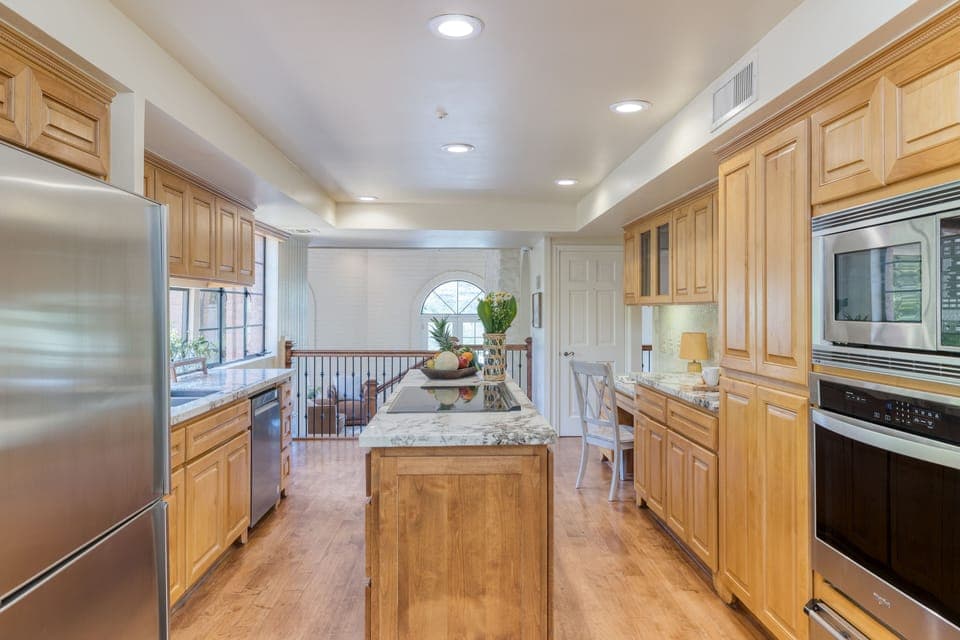 Fully-equipped kitchen has everything you need.