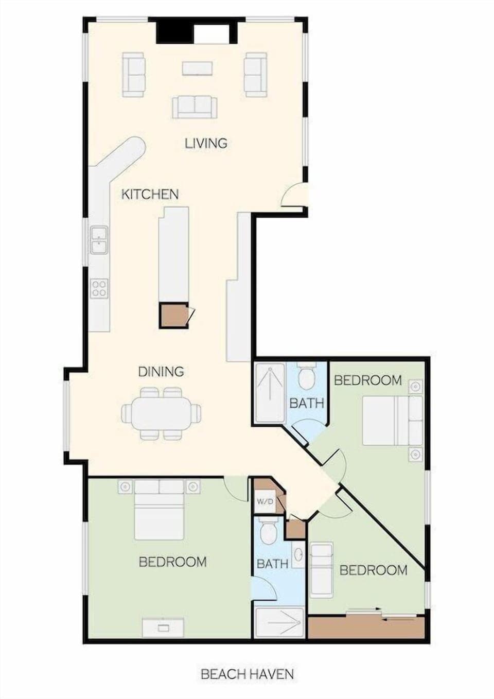 Floor Plan of Beach Haven