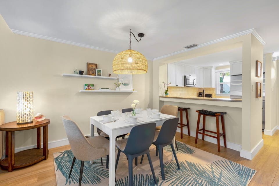 Indoor dining area