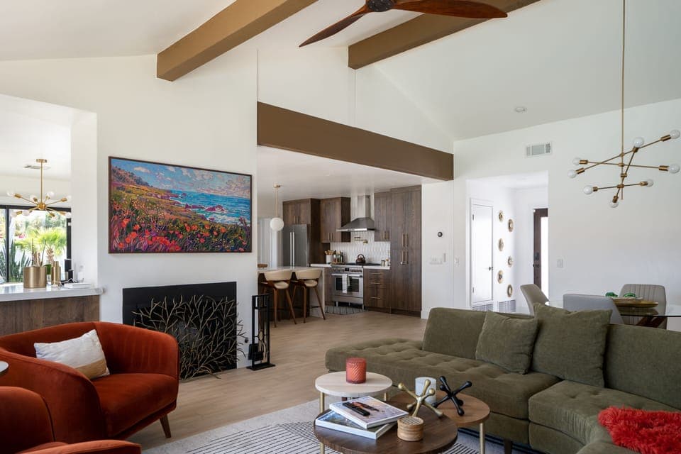 Expansive open living space with 2440 sq. ft. architectural delight.