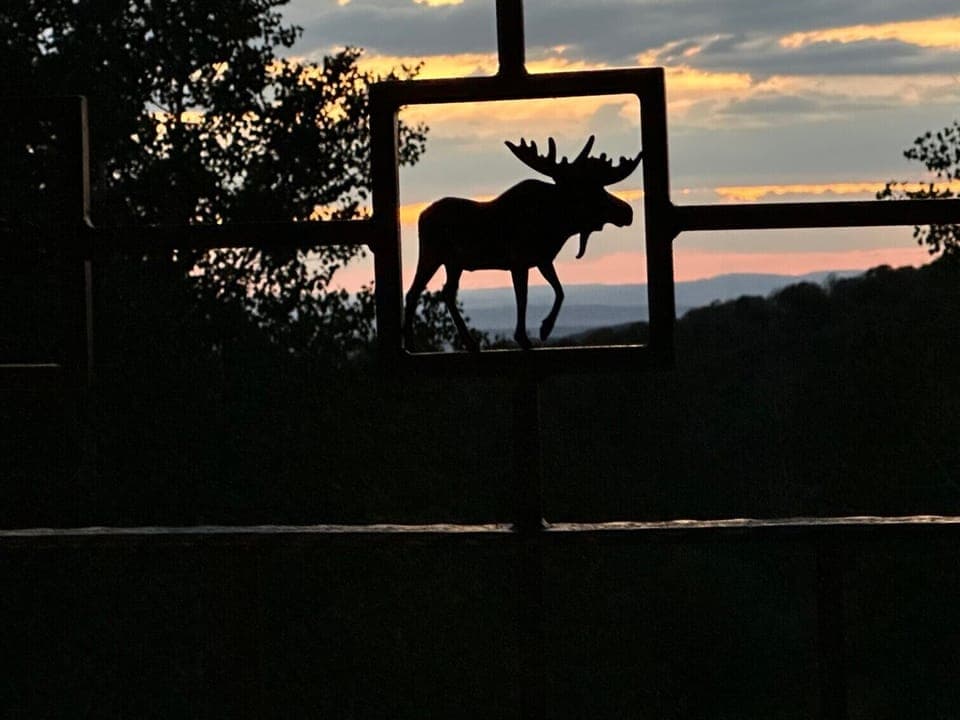 Overlooking Bakers Peak at dusk