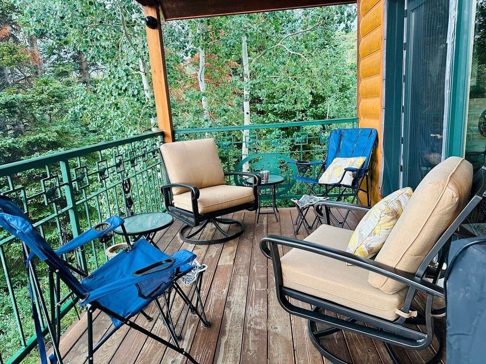 Deck adjacent to Willow Creek