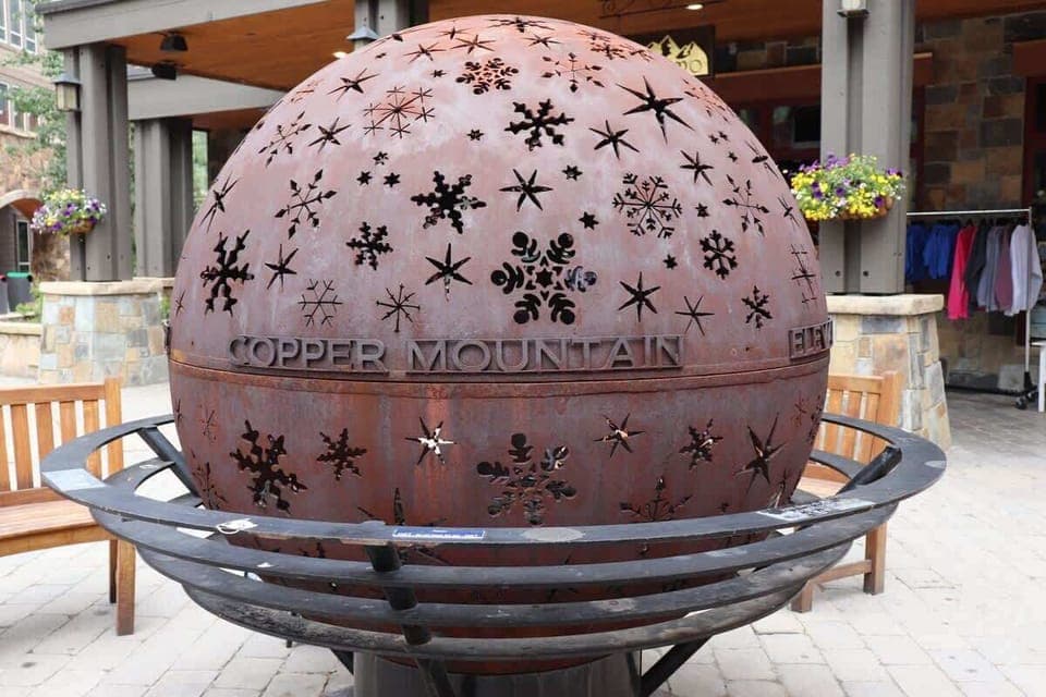 Fire Pit in Center Village