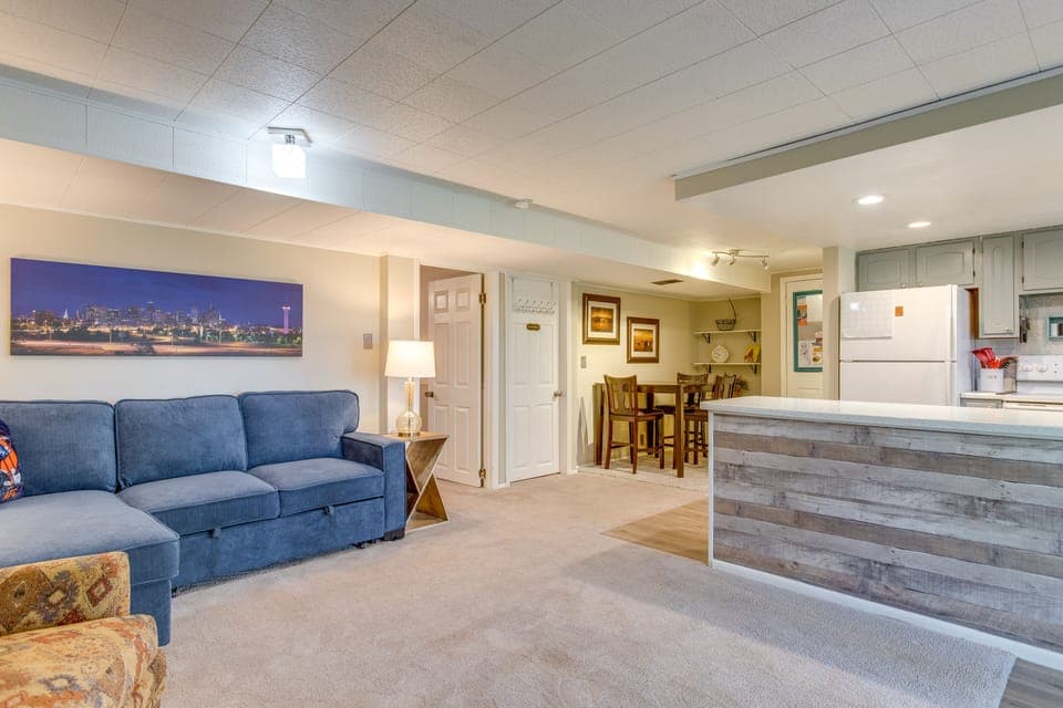 Wheat Ridge Vacation Rental | 1BR | 1BA | Stairs to Enter | 650 Sq Ft