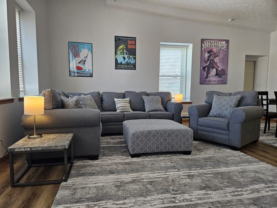 Spacious family room