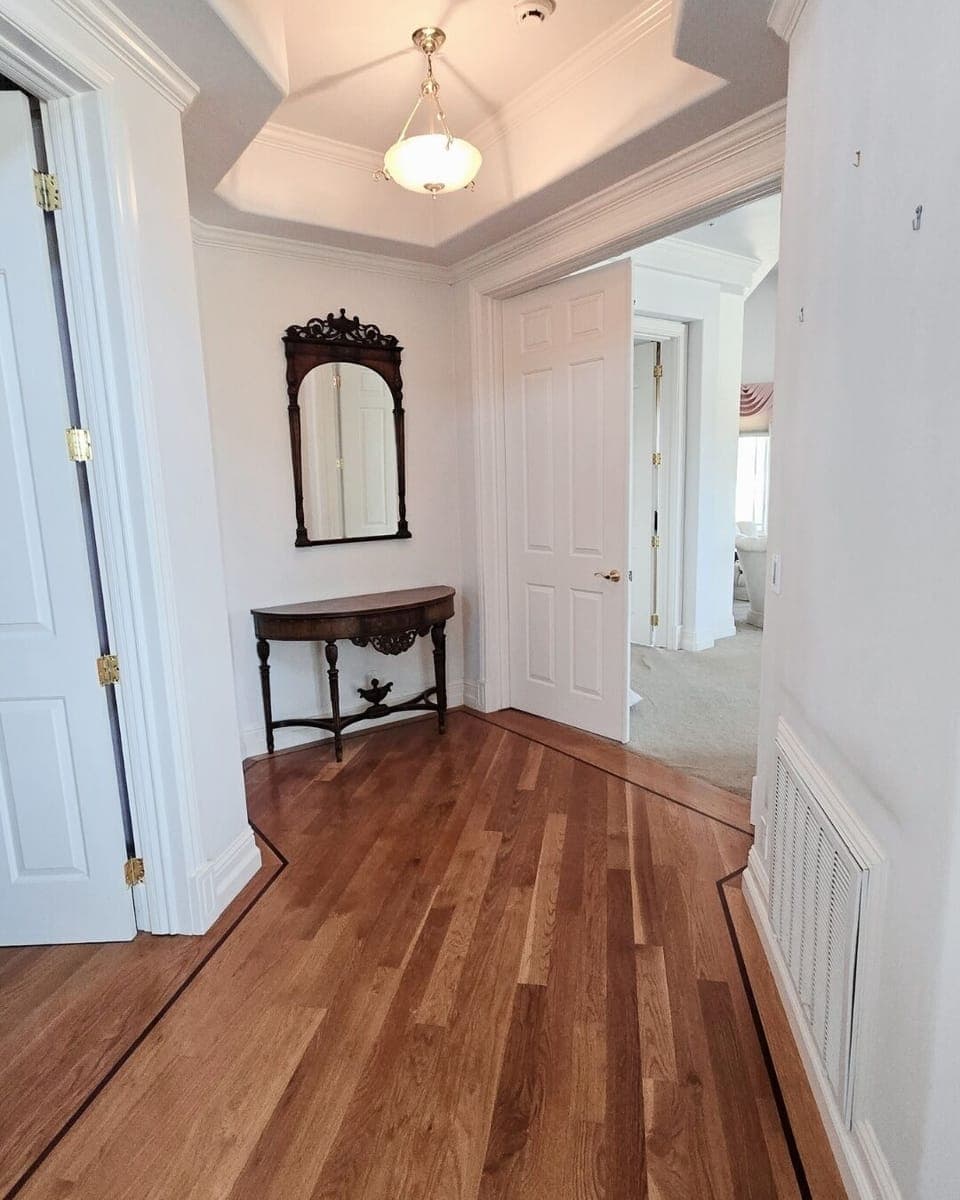 hallway to master downstairs