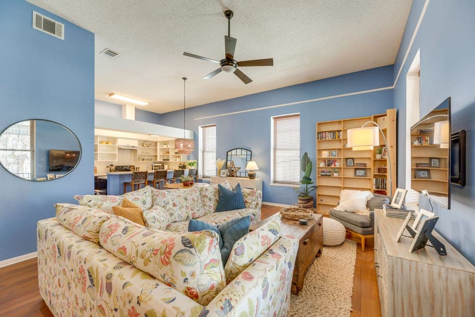 San Marcos Vacation Rental | 1BR | 2BA | Stairs Required | 1,400 Sq Ft