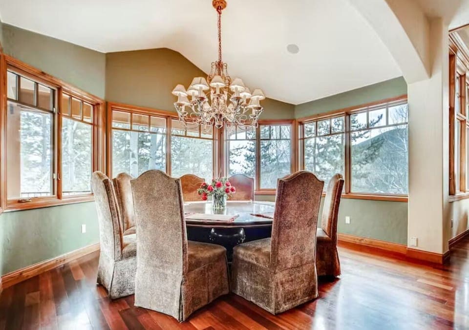 Dining table for eight