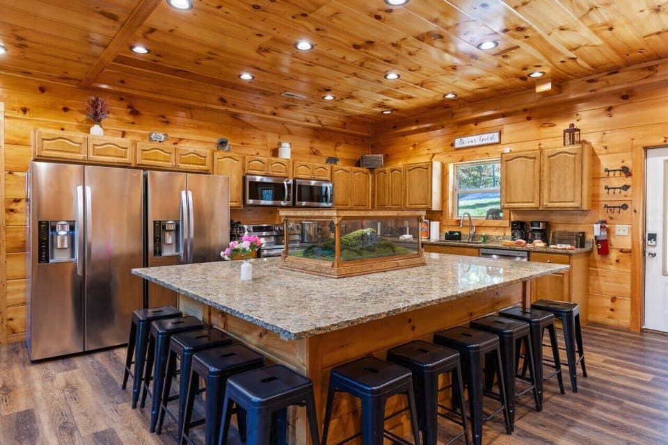 Double the appliances, double the fun! This spacious kitchen is perfect for cooking up meals and memories with your whole group.