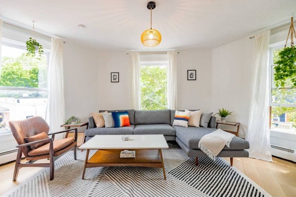 "I enjoyed my stay at this Ann Arbor apartment. It was clean and bright. The location was very good and it was great to have a parking spot just steps from the stairway to the entrance to the apartment." - Craig, 5 Stars Review