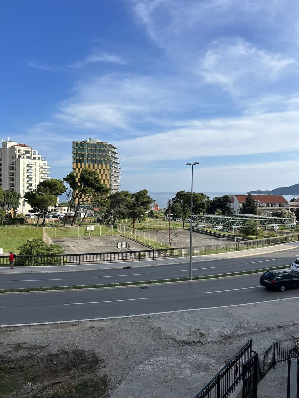 Sea view from our balcony
