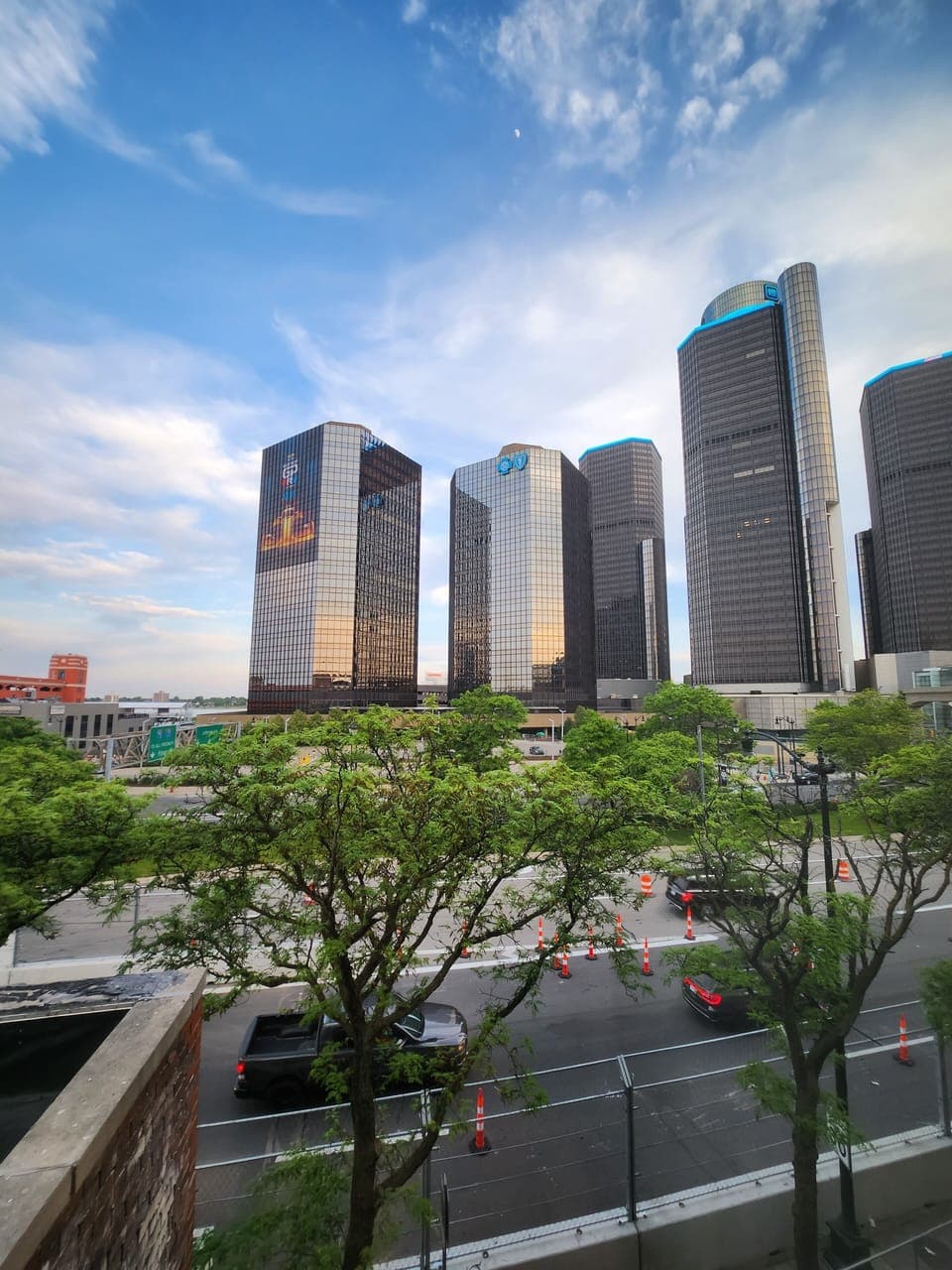 A view from the front window.