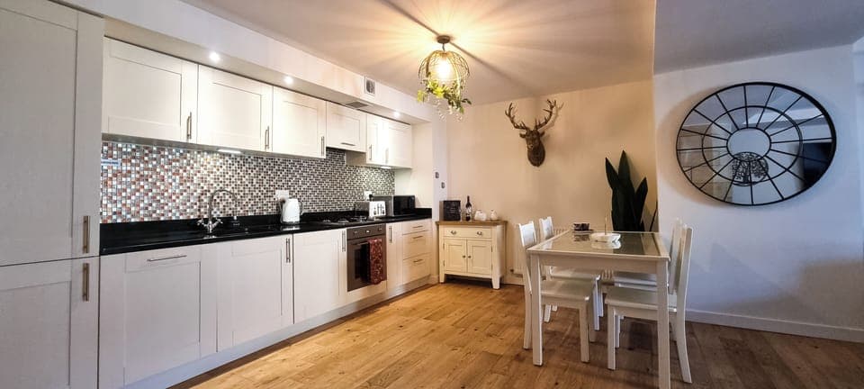 Newly equipped kitchen
