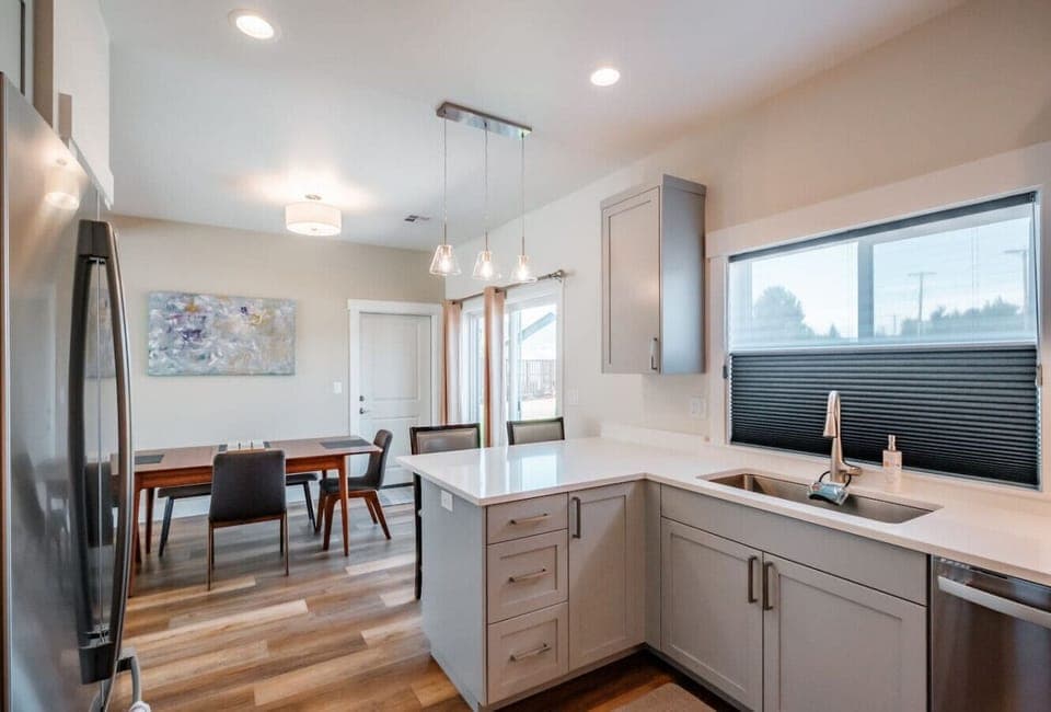 Enjoy a modern, spacious home with an open floor plan designed for easy living.