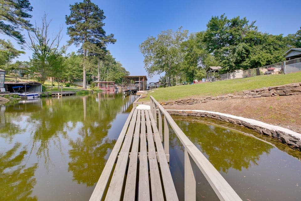 Lakefront | Private Dock | Pets Welcome w/ Fee