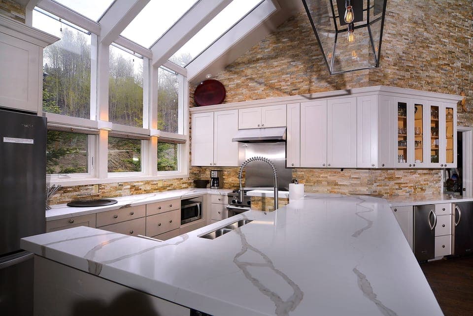 Fully stocked kitchen