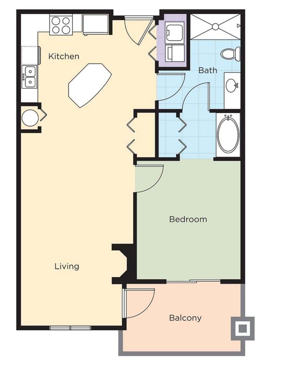 Unit may vary in layout, view, floor, and decor.
