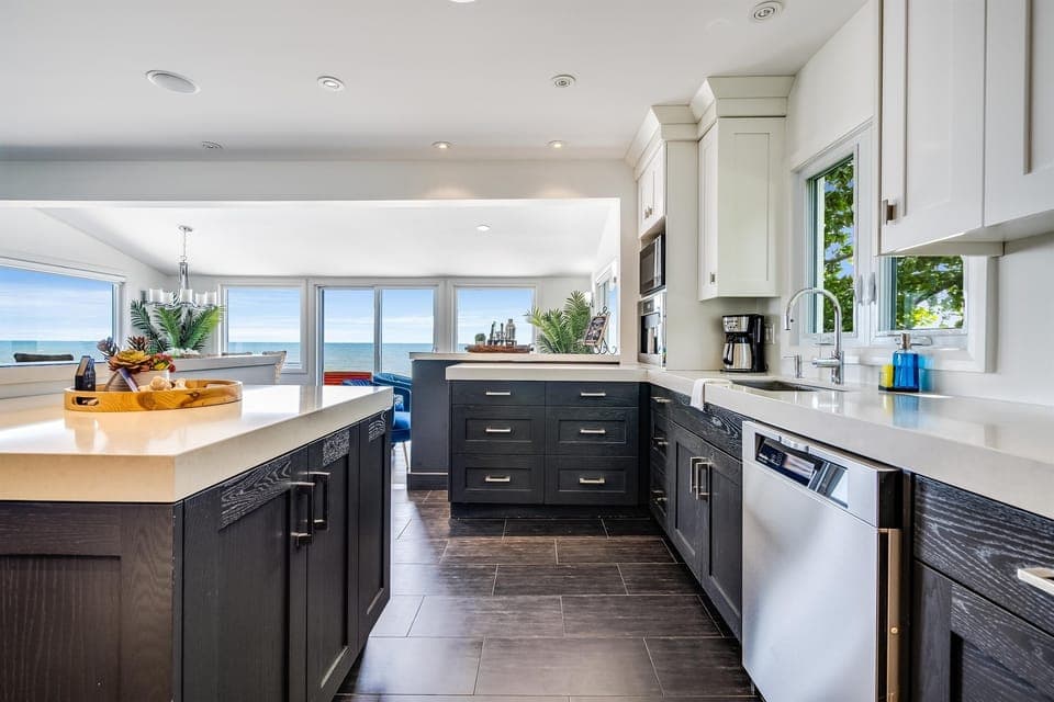 Step into the modern kitchen with premium appliances.