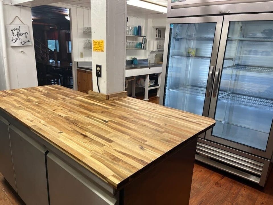 Indoors, Hardwood, Stained Wood, Furniture, Table