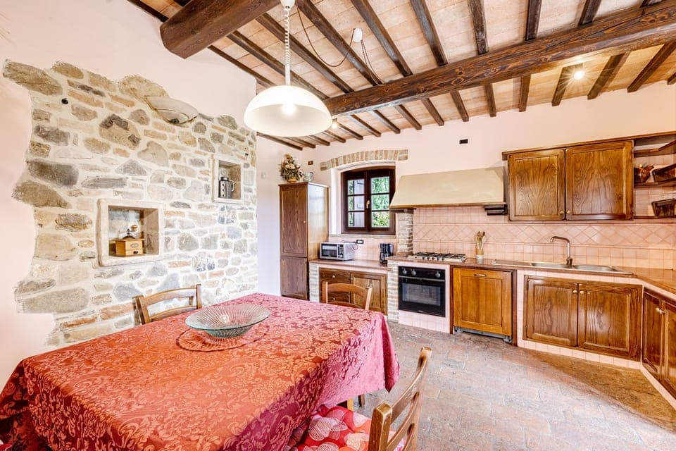 Kitchen and dining area