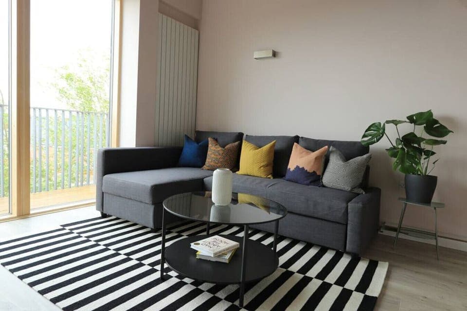 Living Room with Sofa Bed