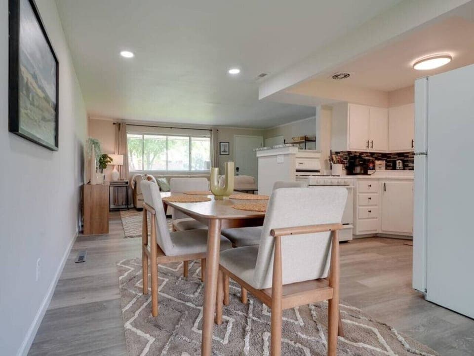 Dining Area Open to Kitchen and Living Room