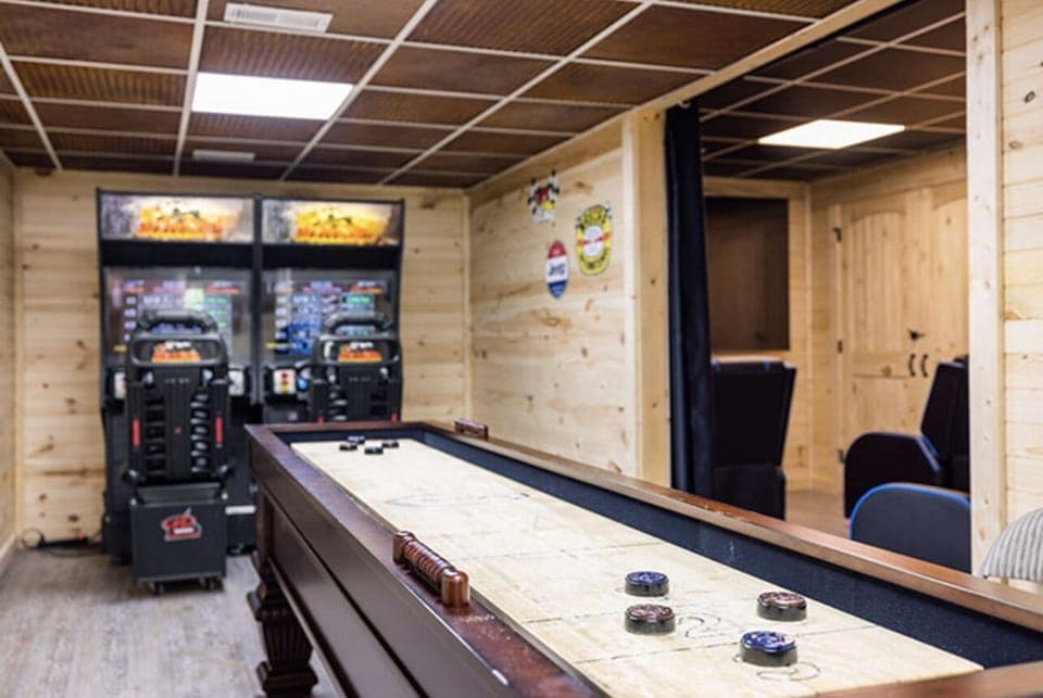 Lower Level Game Room Shuffleboard