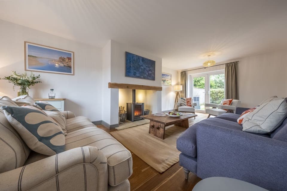 Sherborne House, Wells-next-the-Sea: A light filled dual aspect sitting room