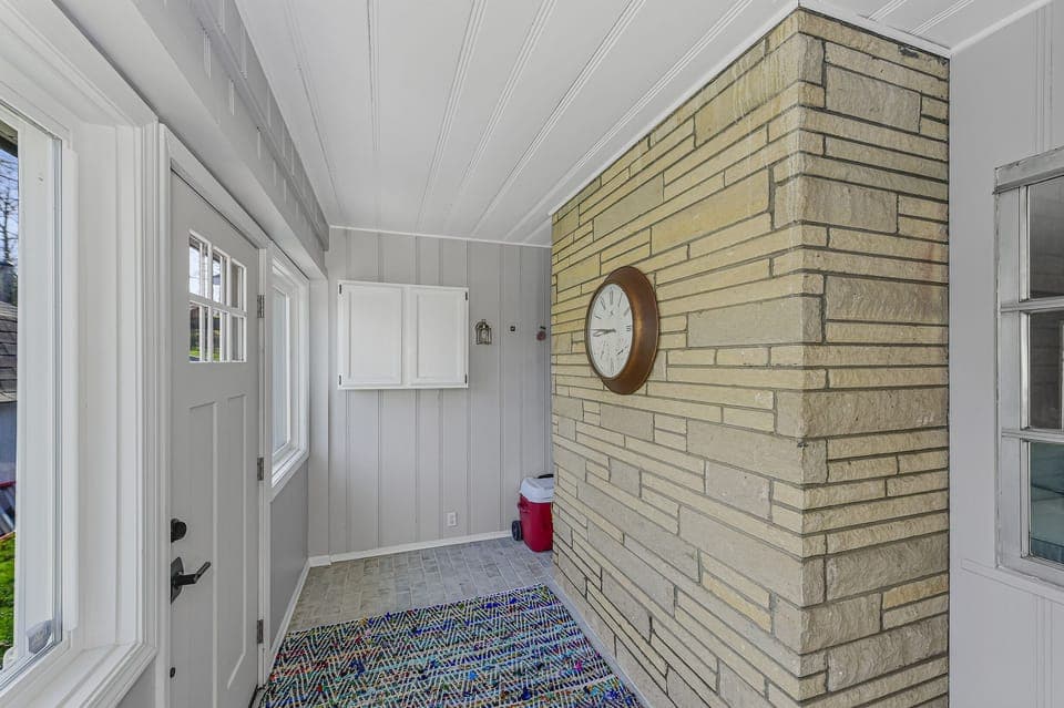 Foyer located in the back of the house