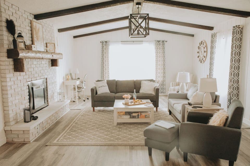 Breathtaking views from the large window.