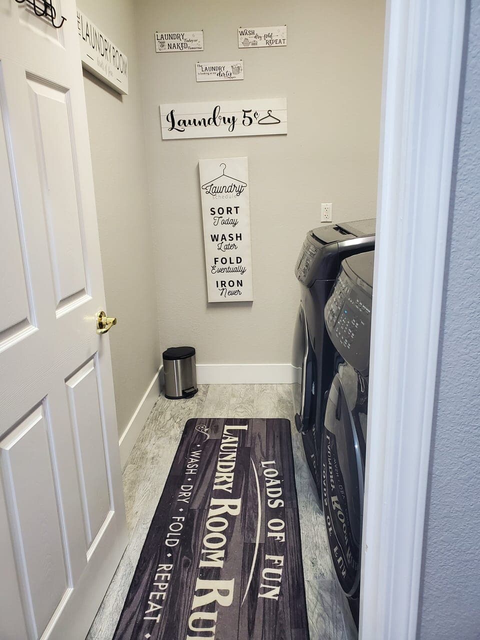 Laundry room downstairs