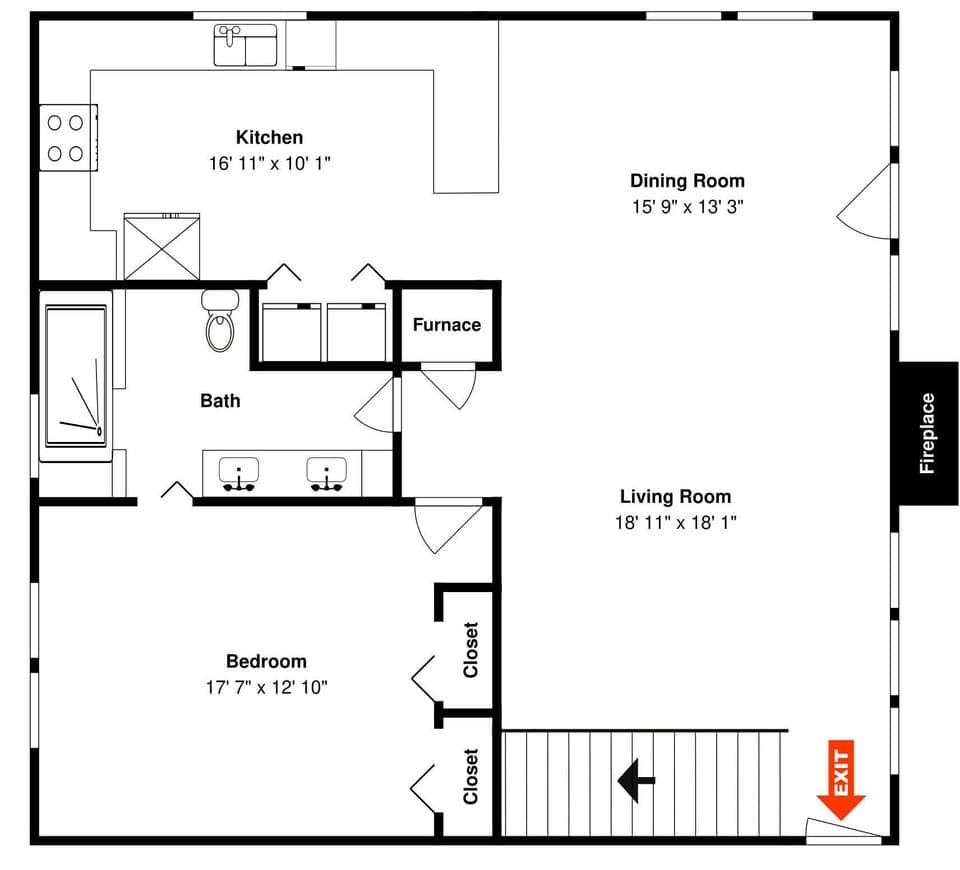 Second Floor Layout