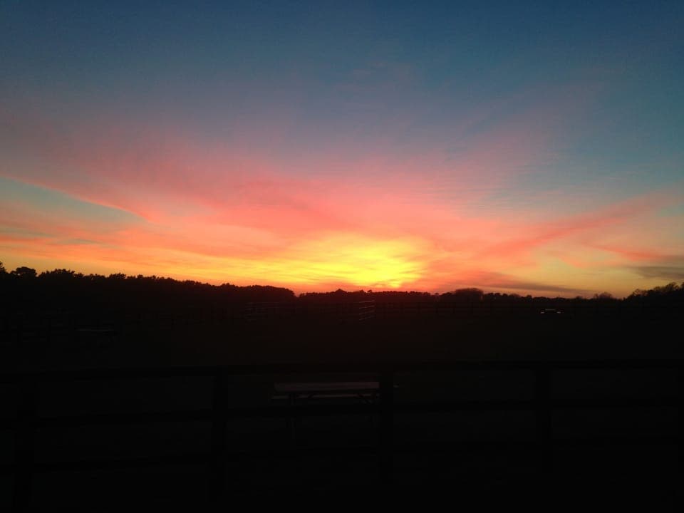 Another Wideham sunset.