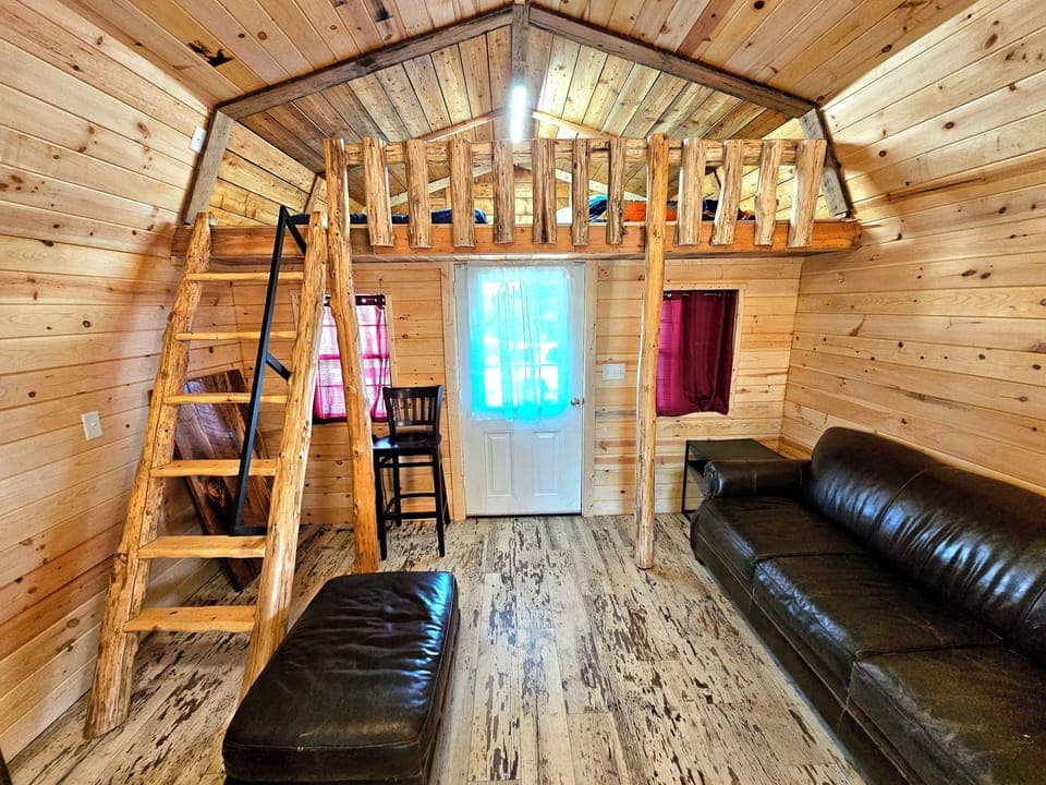 Living room and loft