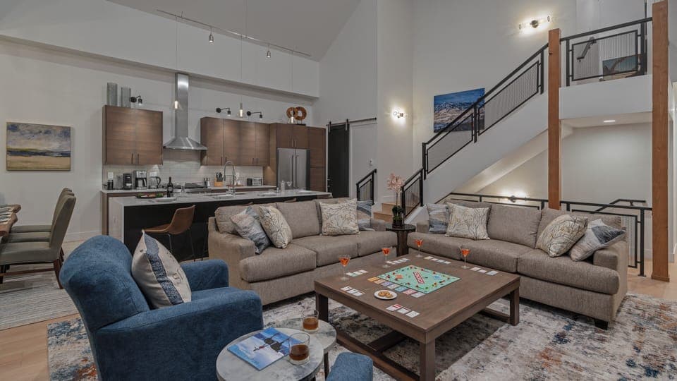 Great Room, Main Level - Looking into the kitchen