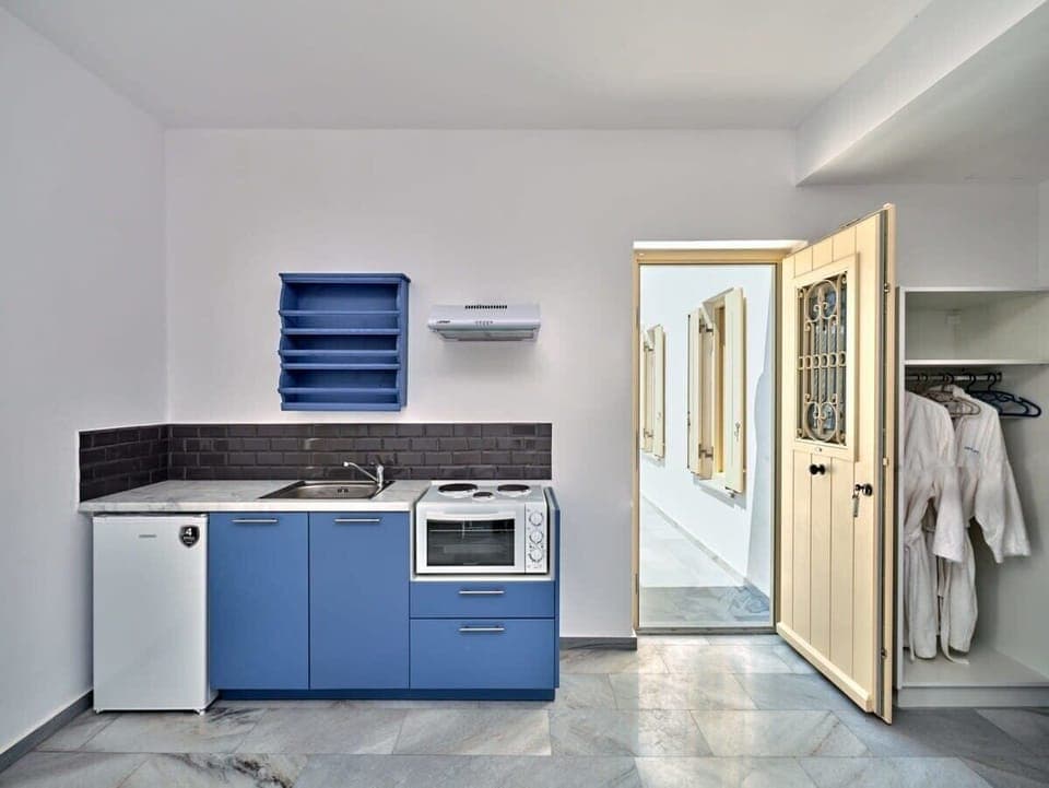 Explore the functional and inviting kitchen area