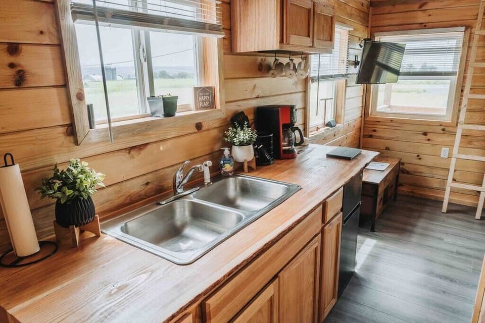 Kitchen area.
