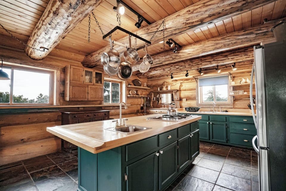 Gather around our large island. Room for the whole family!