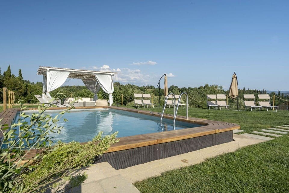 Water, Sky, Plant, Swimming Pool, Azure, Cloud, Tree, Shade, Grass, Urban Design