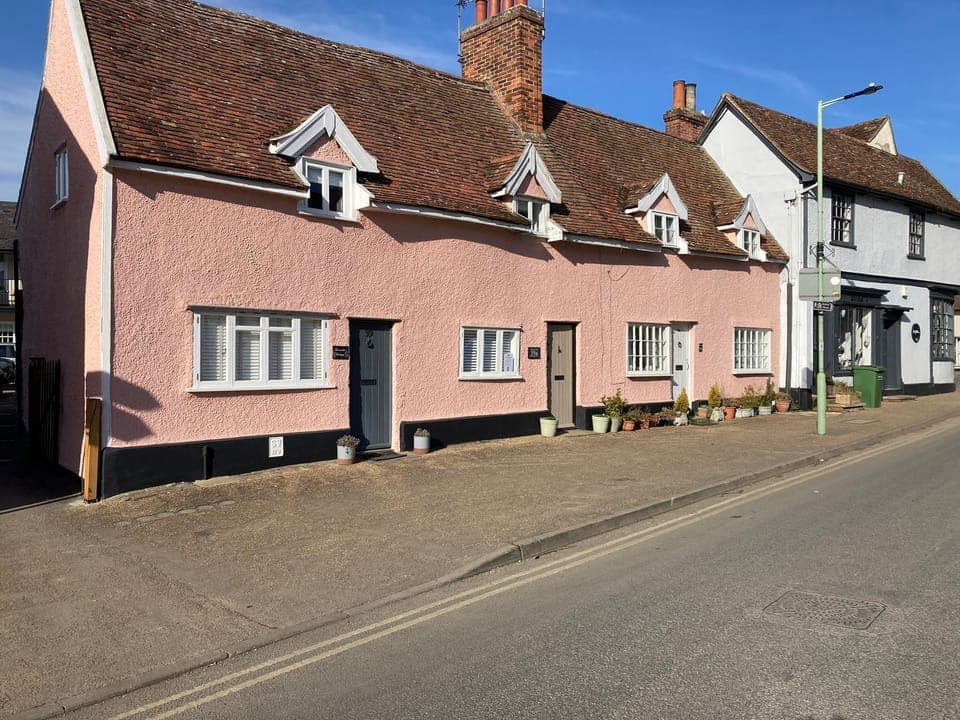 Almond Cottage in the middle