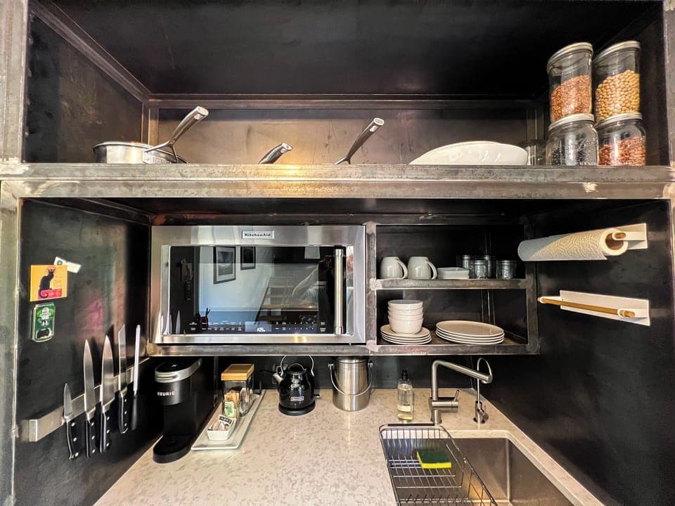 Combination microwave and convection oven give you cooking options