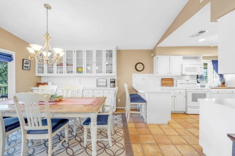 Additional seating at the Kitchen bar