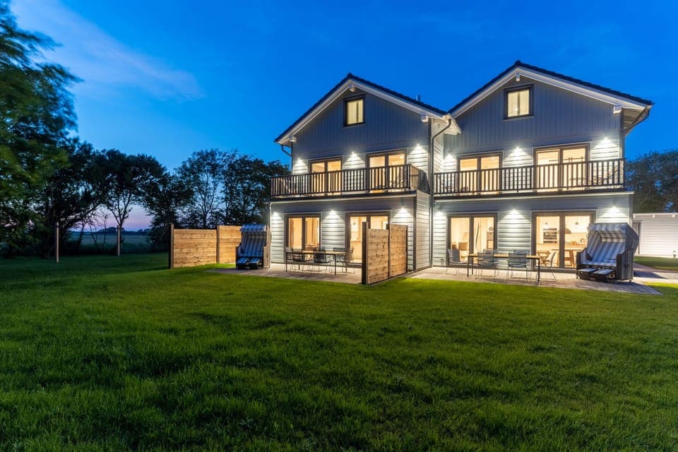 Terrace with beach chair