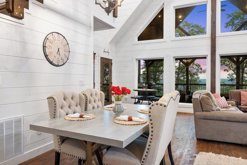 Dining area with great views