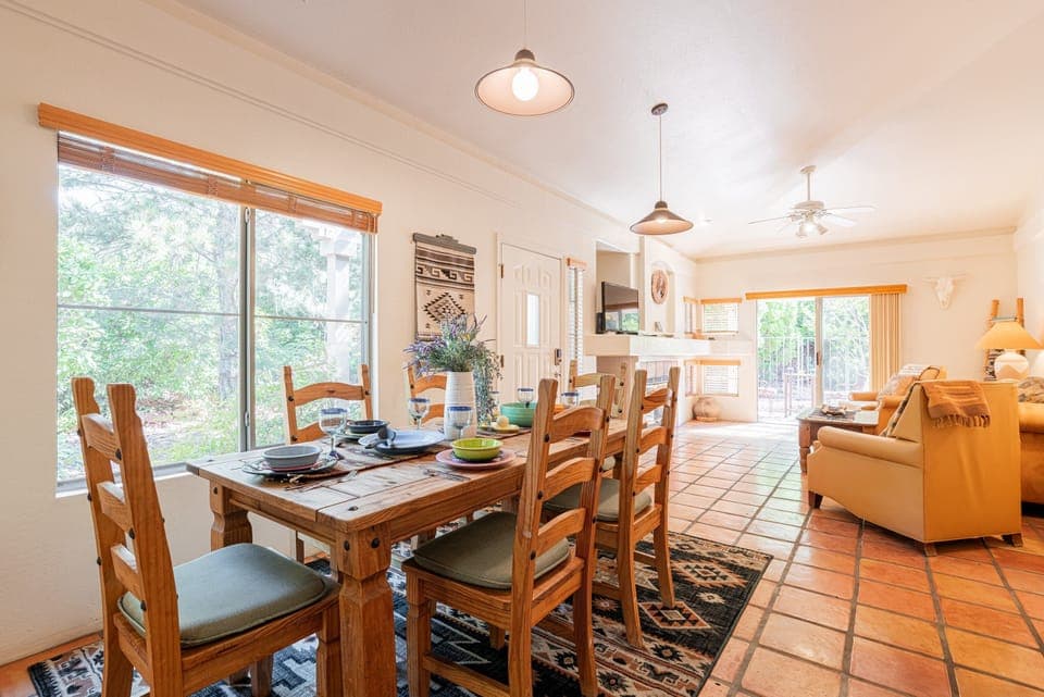 Separate Dining Room Area with Seating for Six