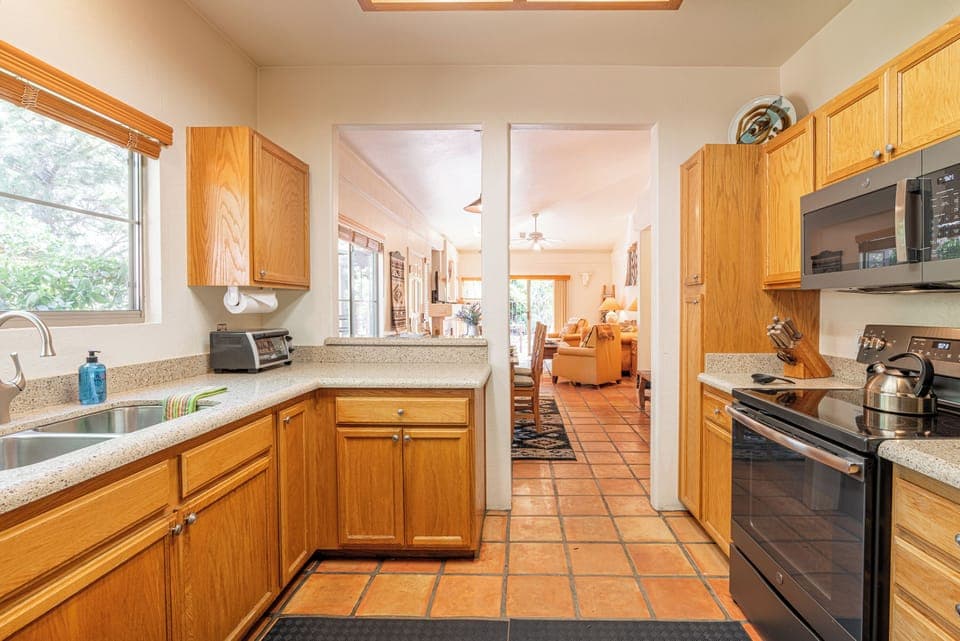 Fully Equipped Kitchen Area