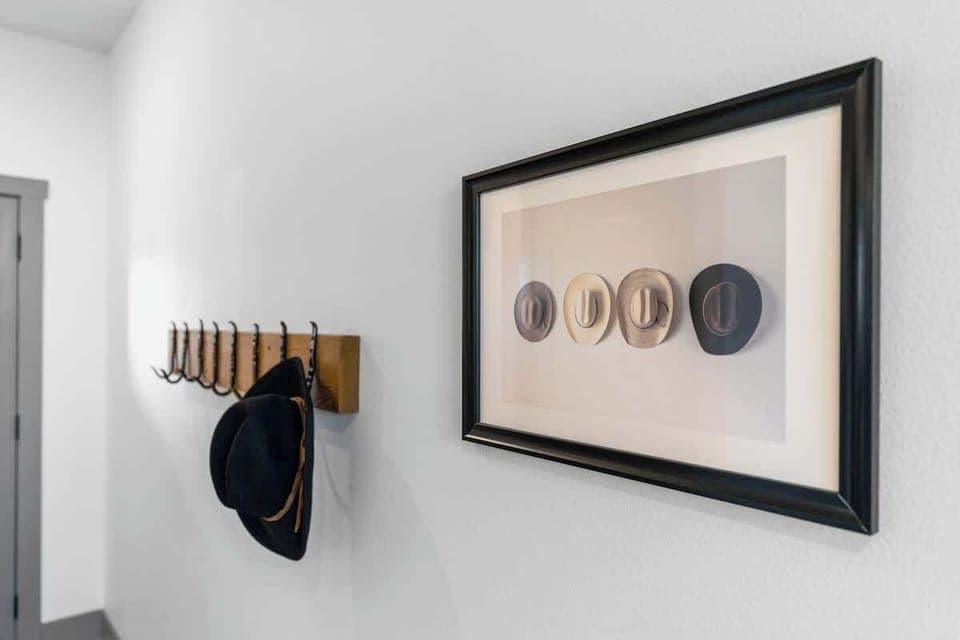 Custom coatrack made from railroad spikes