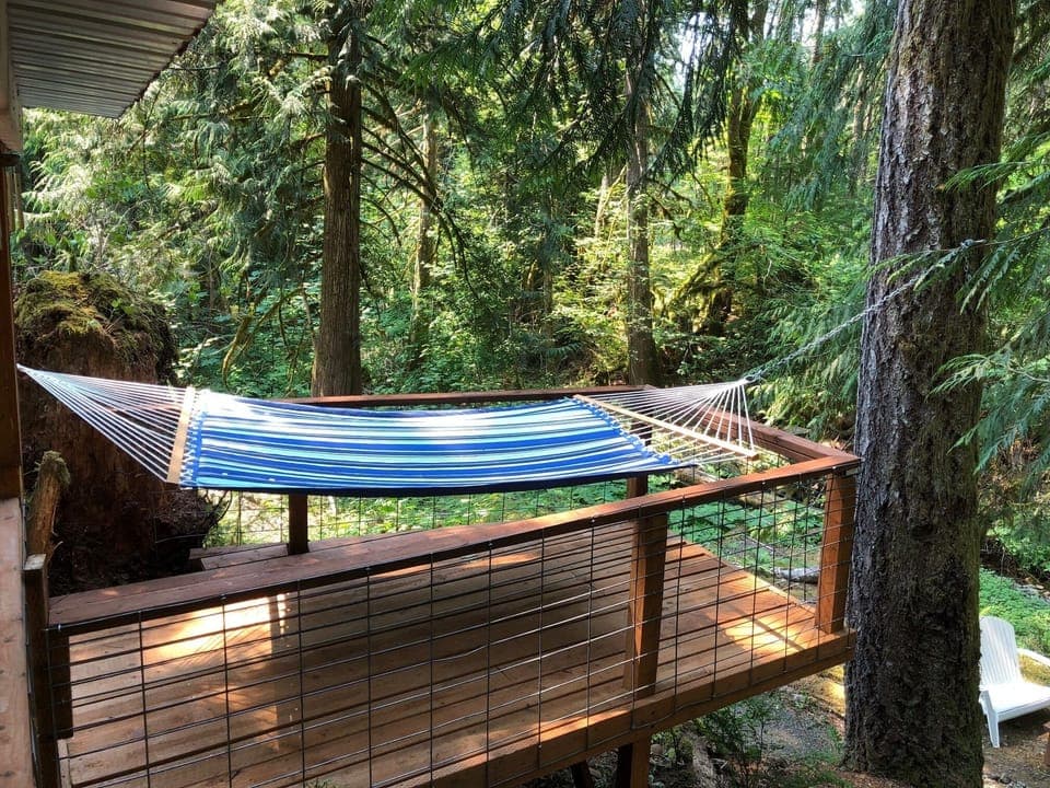 PNW hammock ready for your R&R in the Olympic National Forest!